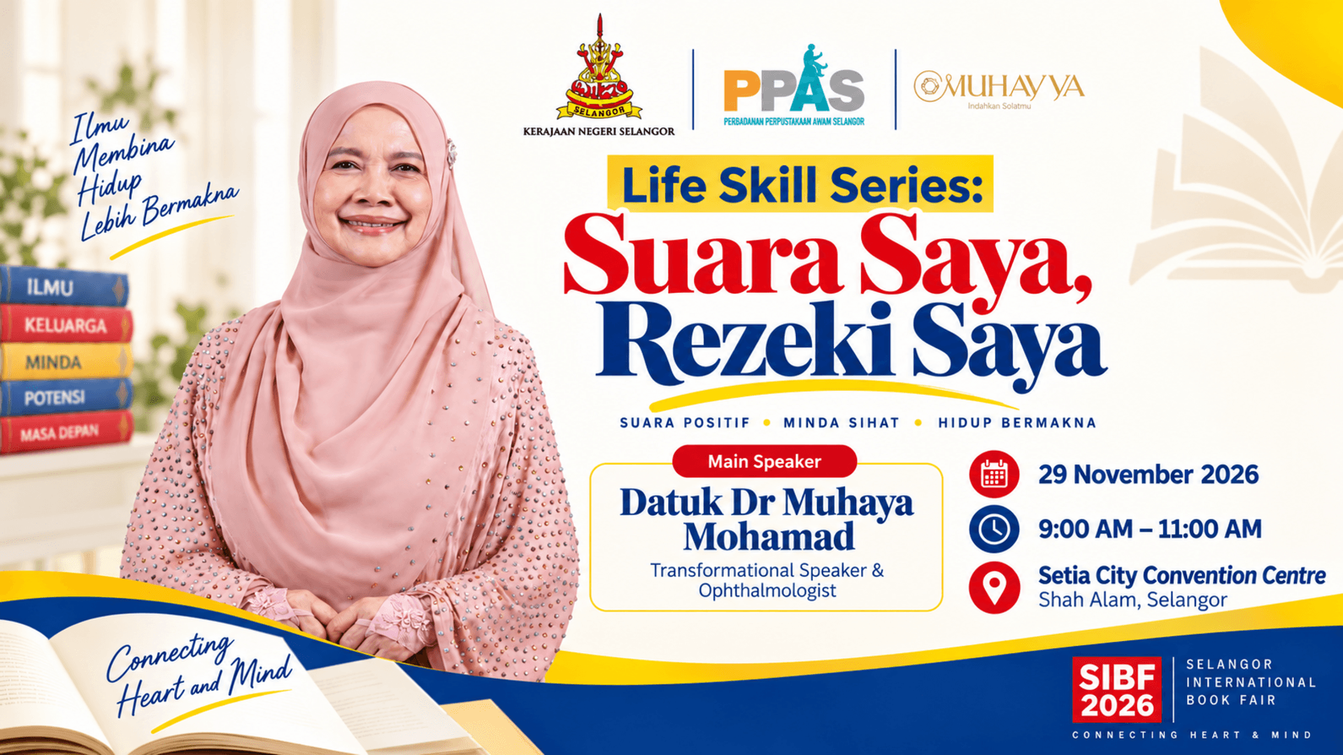 Poster rasmi program Suara Saya, Rezeki Saya