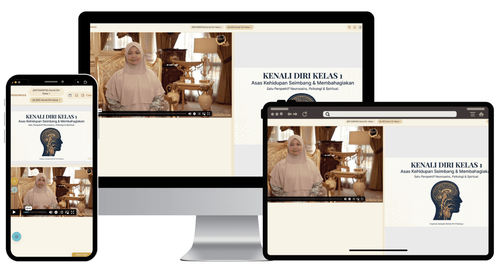 Belajar dengan tenang, di mana sahaja