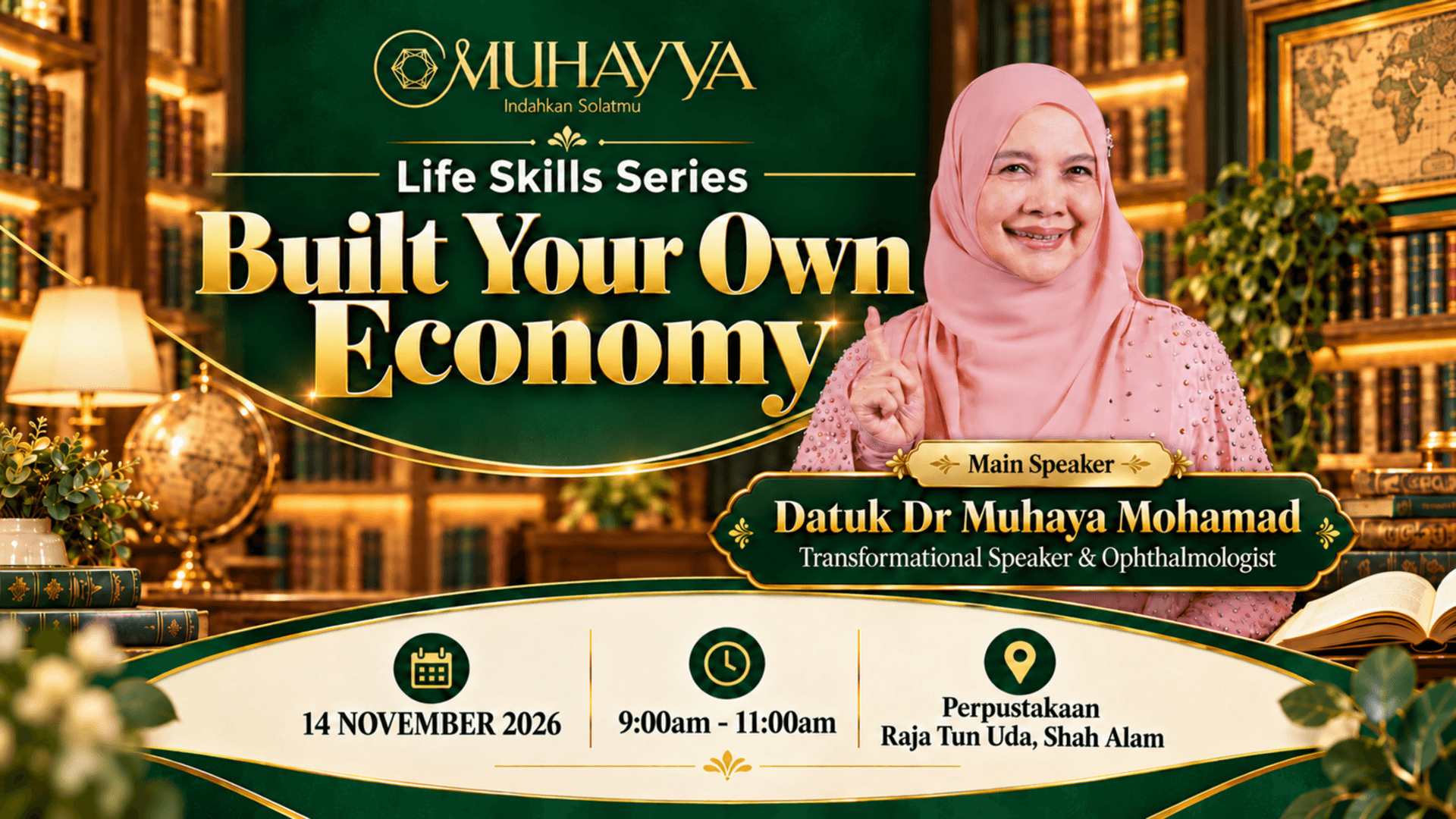 Poster Built Your Own Economy — 14 November 2026